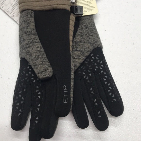 🆕 NORTH FACE Women’s Brown ETIP Winter Gloves - Picture 2 of 3